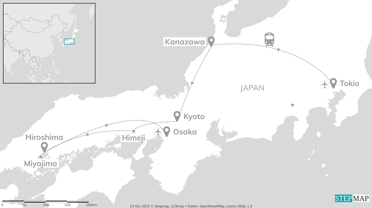 Ontdek Japan: Tokiotoren, rode torii & samoerai