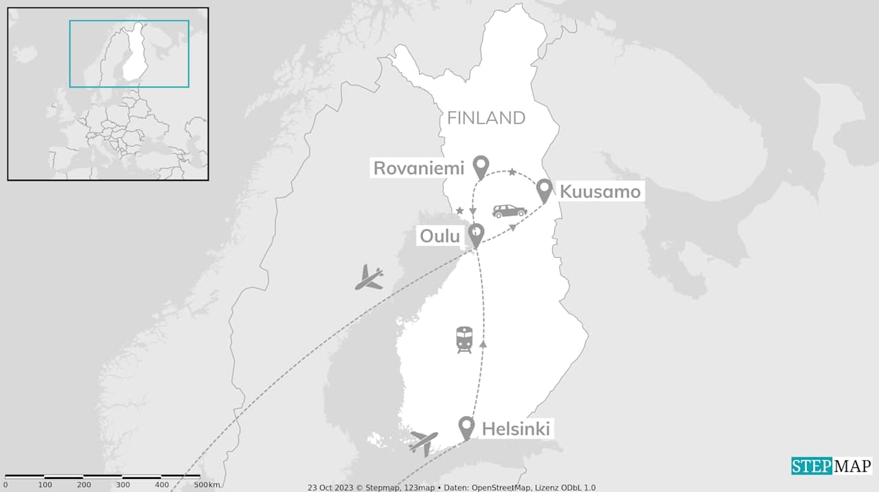 Finland roadtrip: noorderlicht in glazen villa