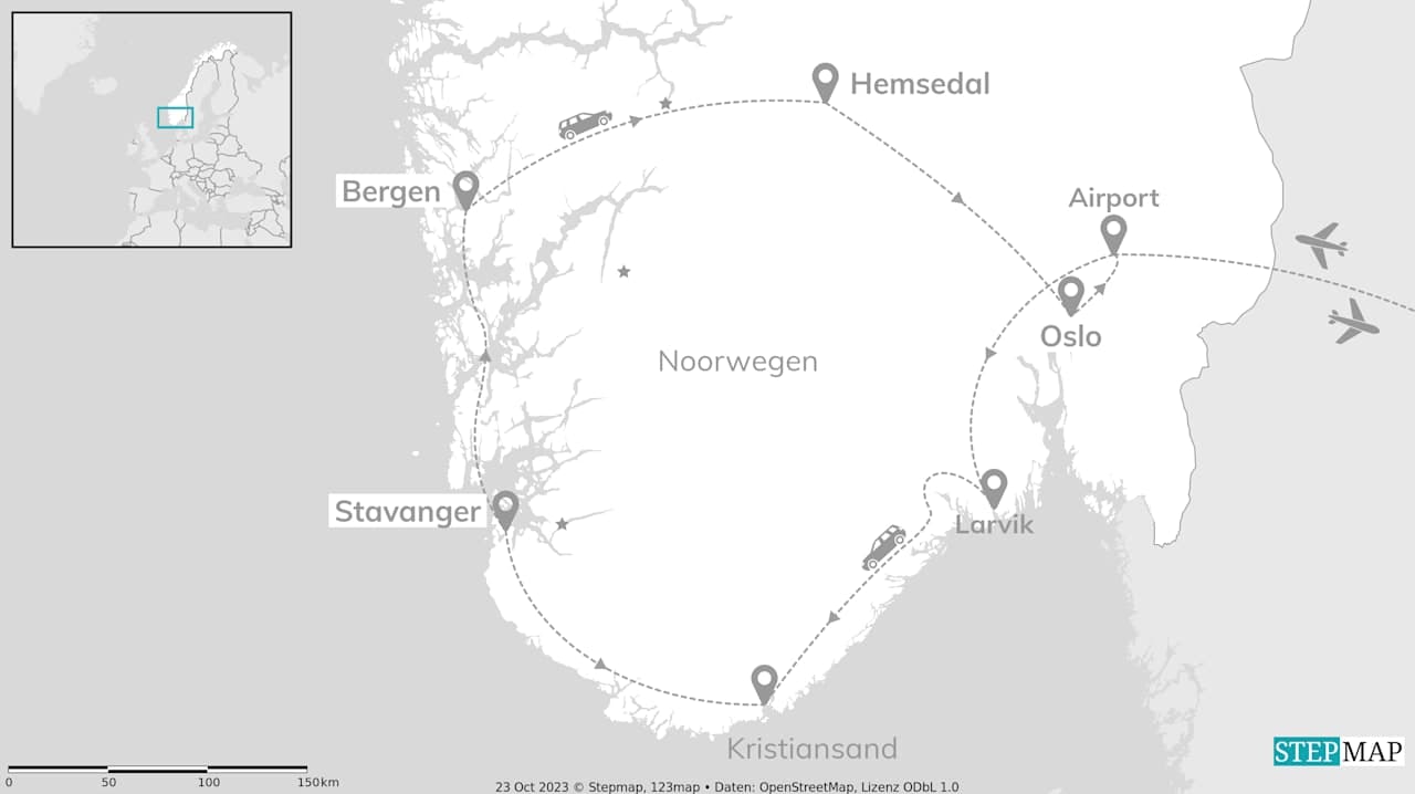 Zuid-Noorwegen: roadtrip naar fjorden & watervallen