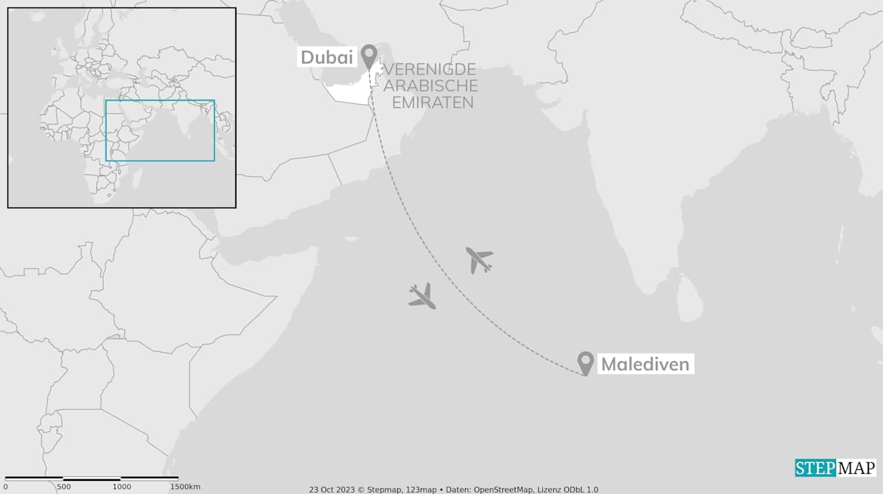 Dubai & Malediven: van skyline tot strandverblijf