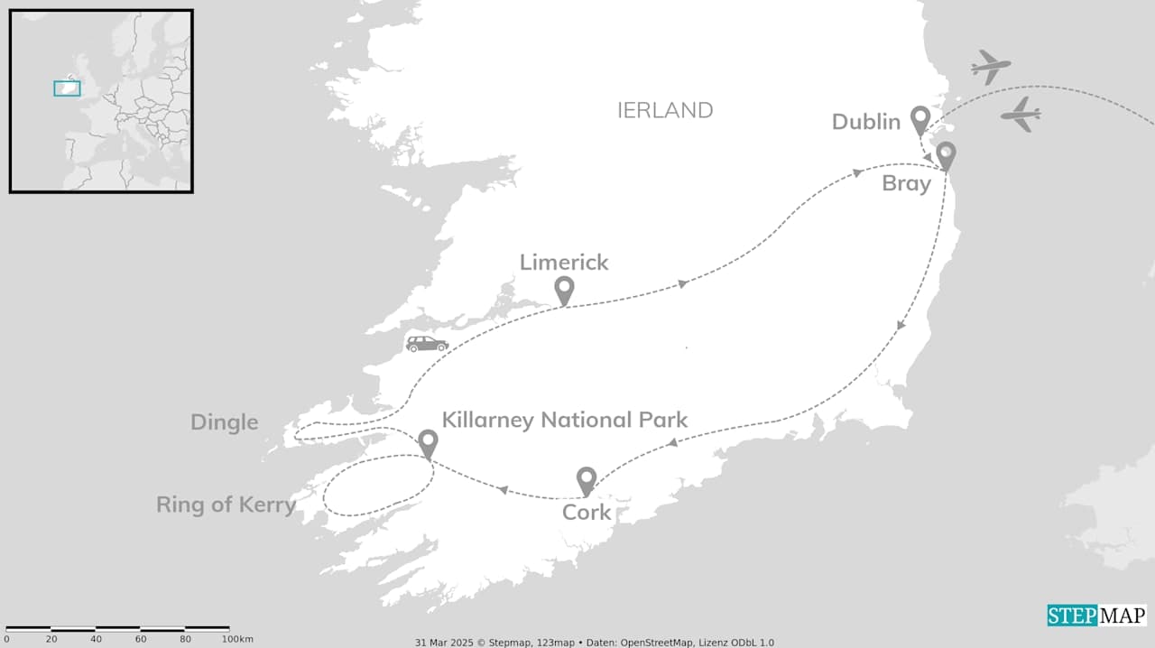 Ierland roadtrip: kustroutes & glampingnachten