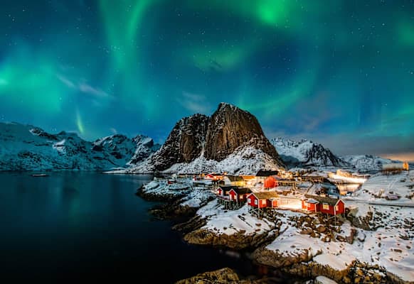 Winterabenteuer Lofoten: Zu Nordlichtzauber & Stelzenhäusern