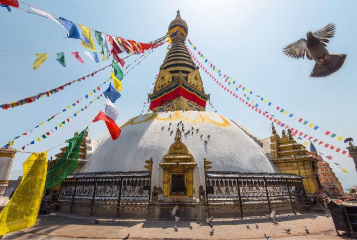 Tour zum Swayambhunath Stupa thumbnail