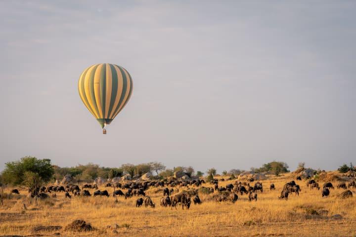 Ballon-Safari über den Amboseli Nationalpark thumbnail