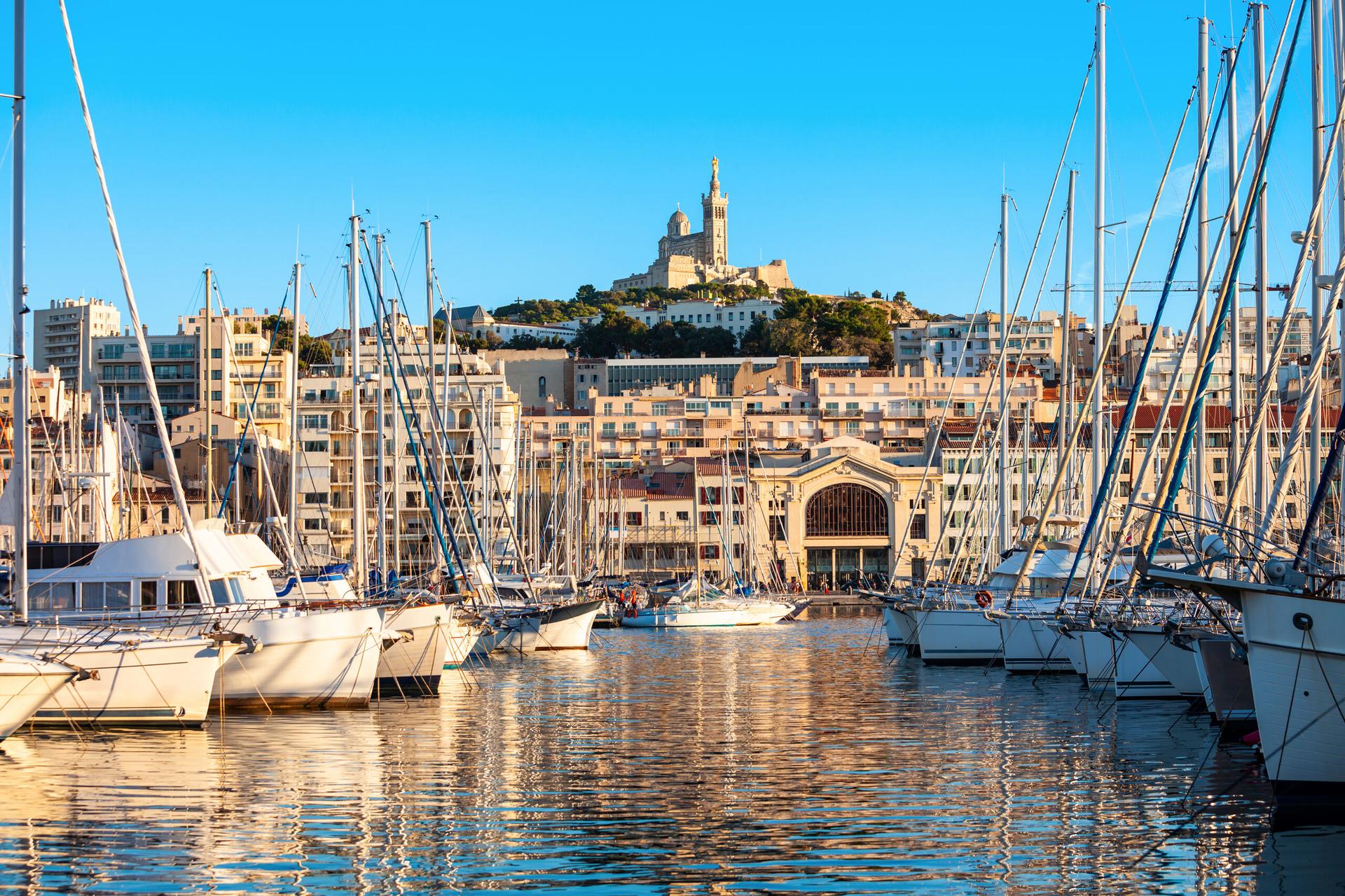 Marseille: Boote so weit das Auge reicht! 