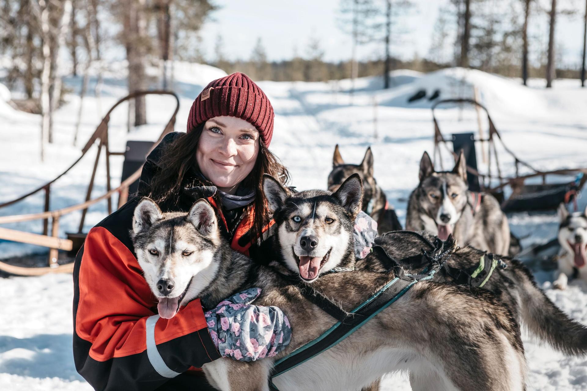 Treue Begleiter: Deine Huskys & Du!